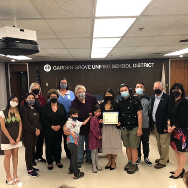 Congratulations, Mrs. Scrofini, GGUSD Employee of the Month of October