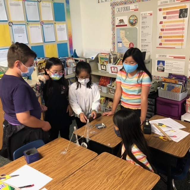 Student engage in classroom lessons and use those skills to solve problems everyday.