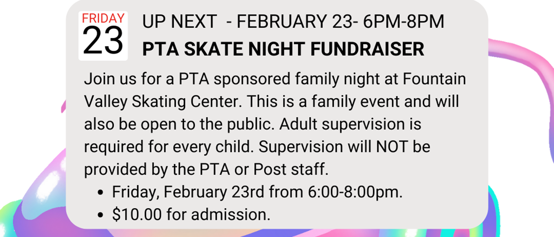 PTA Skate Night Fundraiser